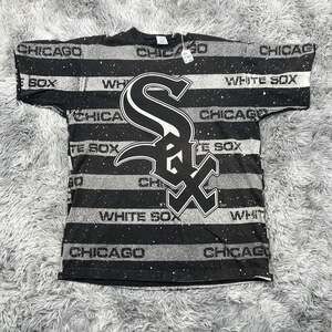 Vintage 1992 Salem Chicago White Sox All Over Print T-Shirt XL